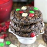Peppermint M&M Cookies