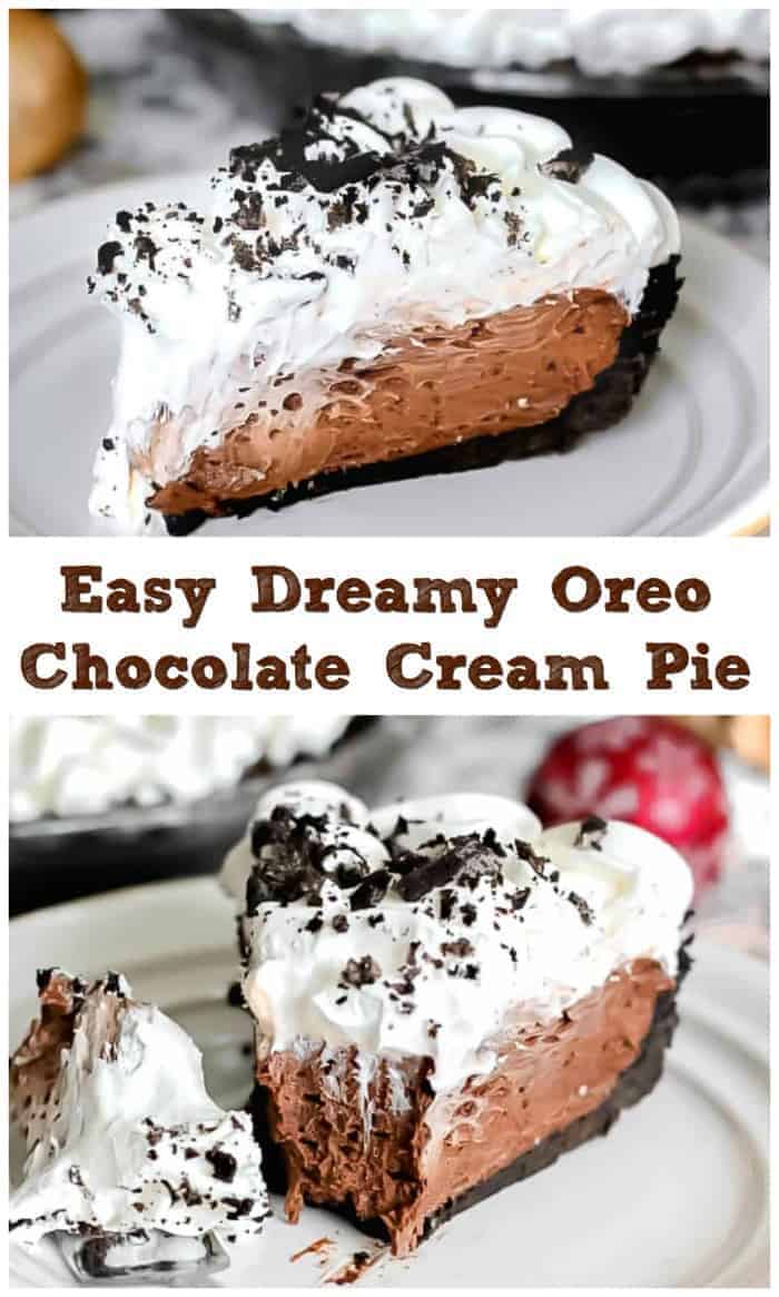Easy Dreamy Oreo Chocolate Cream Pie @ The Baking ChocolaTess