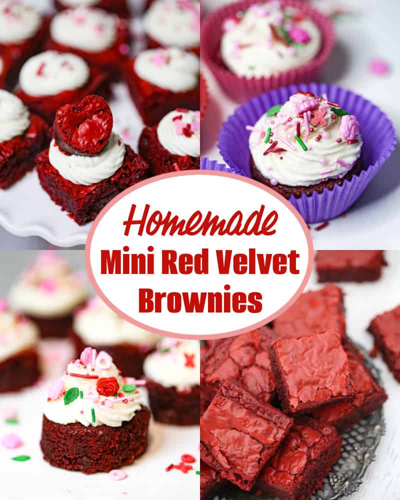 Mini Red Velvet Brownies
