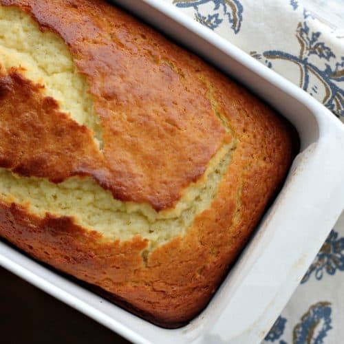 Vanilla Greek Yogurt & Olive Oil Pound Cake
