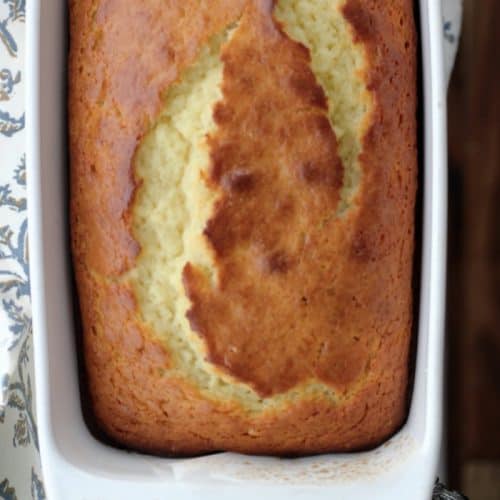 Vanilla Greek Yogurt & Olive Oil Pound Cake