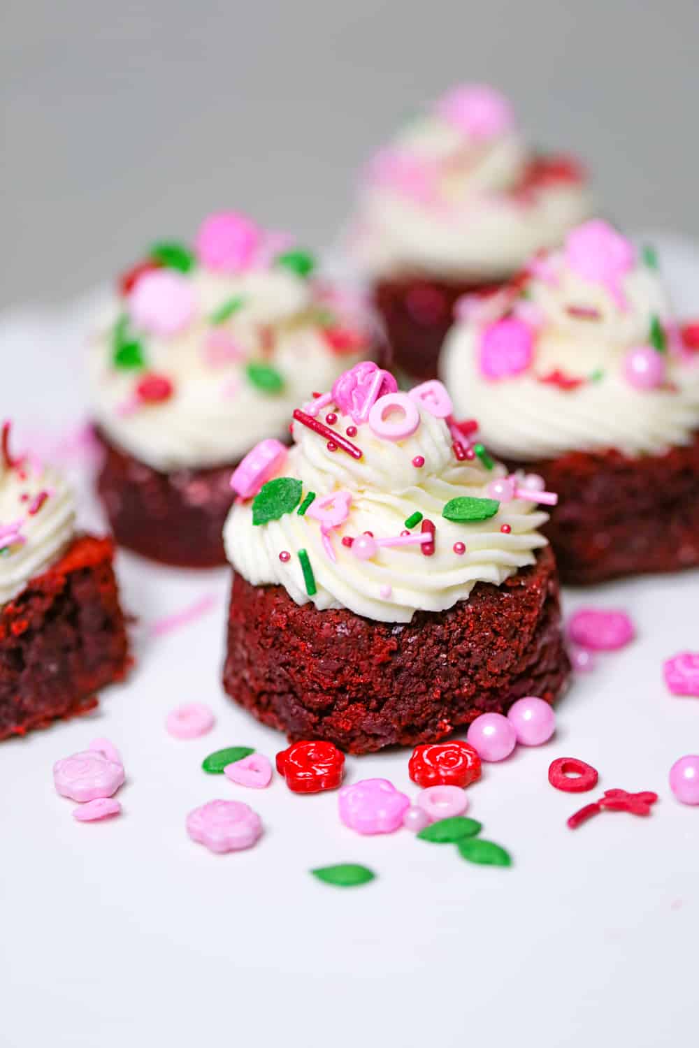 Red Velvet Brownie Bites