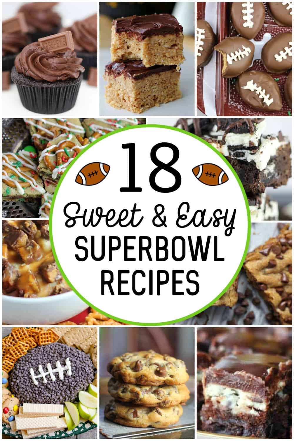 18 Superbowl & Game Day Party Desserts