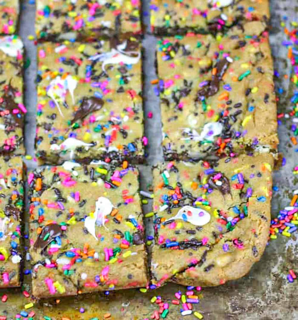 Funfetti Party Cookie Bars