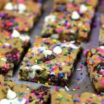 Funfetti Party Cookie Bars