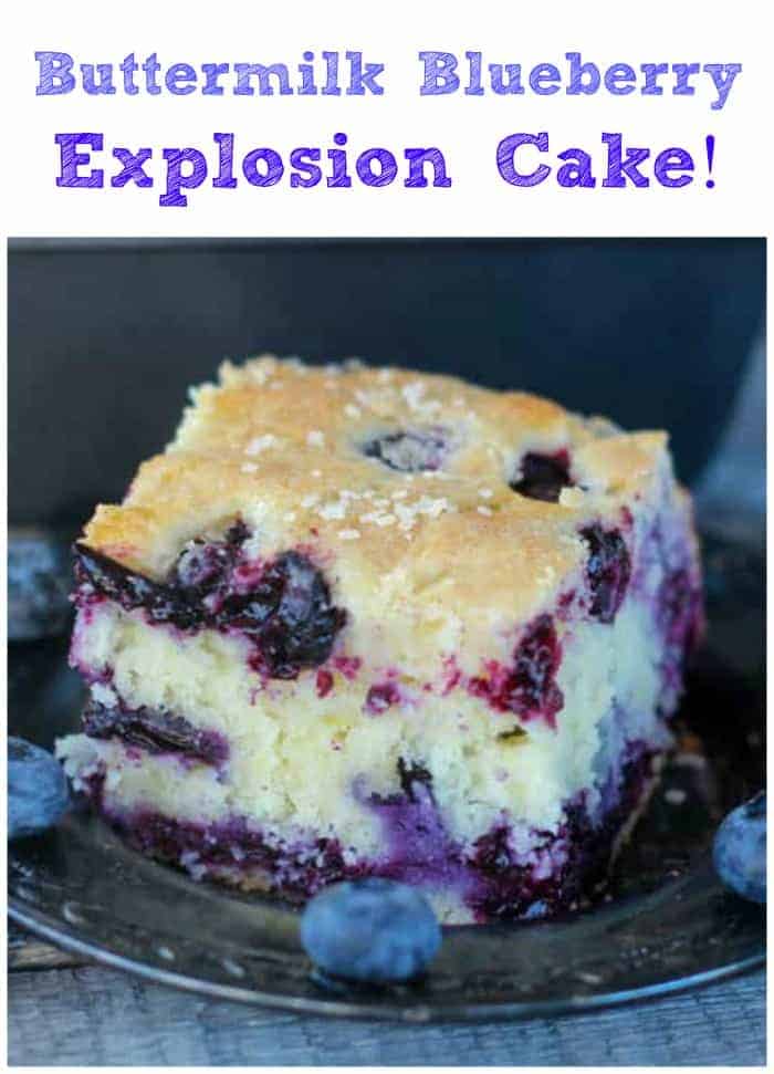 Buttermilk Blueberry Explosion Cake The Baking ChocolaTess