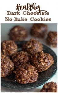 Healthy Dark Chocolate No-Bake Cookies