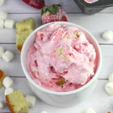No-Churn Strawberry Shortcake Ice Cream & Virtual Baby Shower