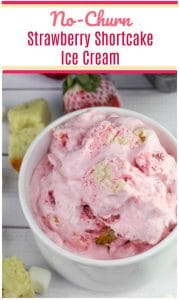 No-Churn Strawberry Shortcake Ice Cream & Virtual Baby Shower