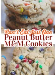 Peanut Butter M&M Cookies