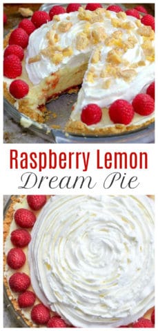 Raspberry Lemon Dream Pie