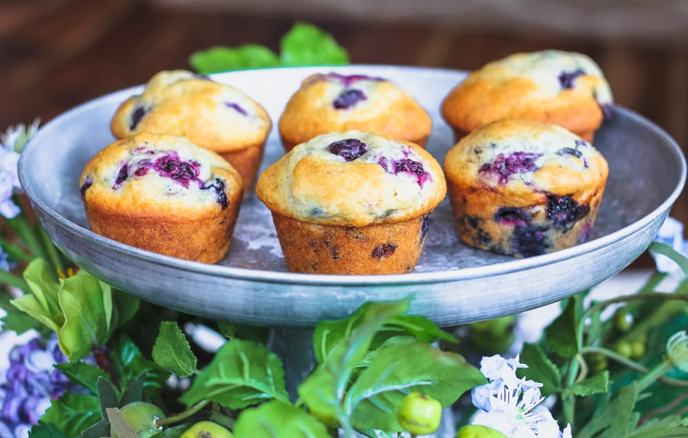 blackberry blueberry muffins