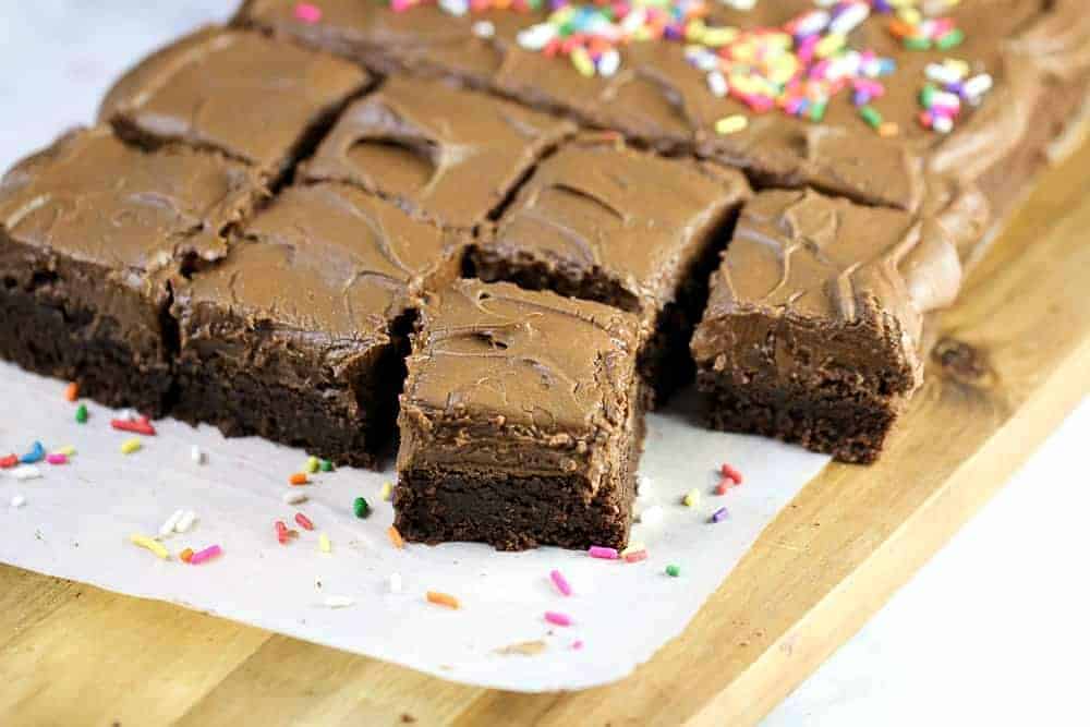 OMG! Chocolate Cream Cheese Frosted Brownies