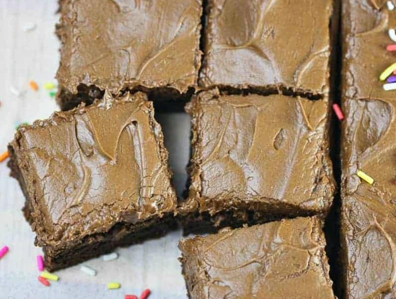 pieces of brownies
