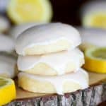 Super Soft Lemon Glazed Sugar Cookies