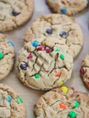 'Can't Eat Just One' Peanut Butter M&M Cookies