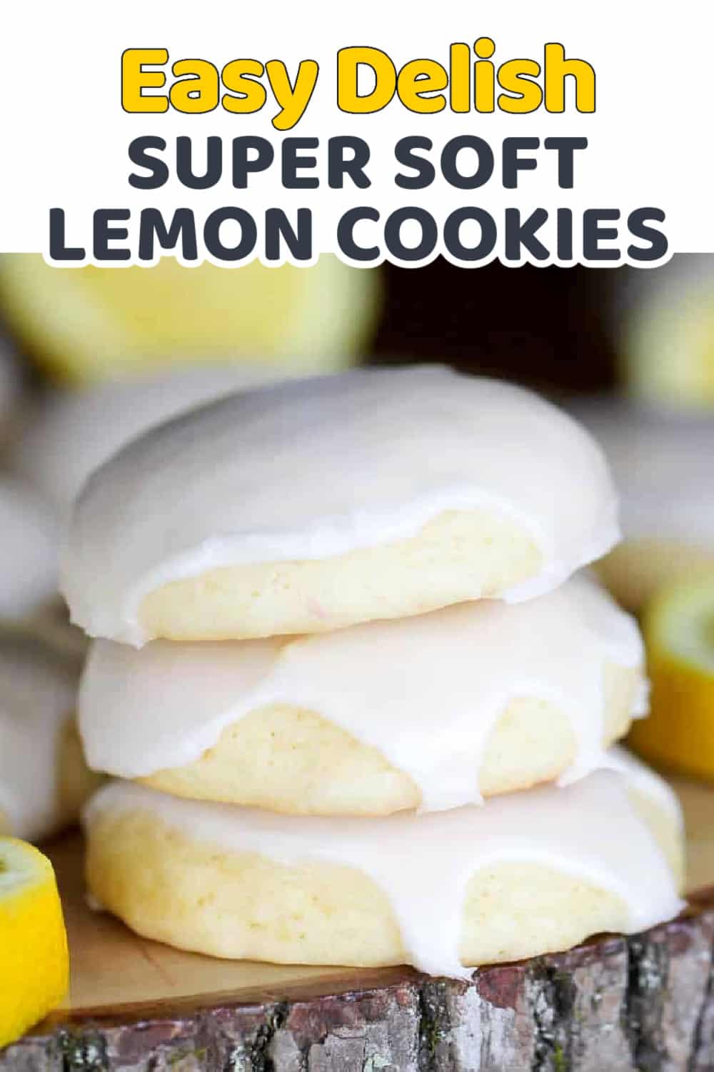 Super Soft Lemon Glazed Cookies recipe