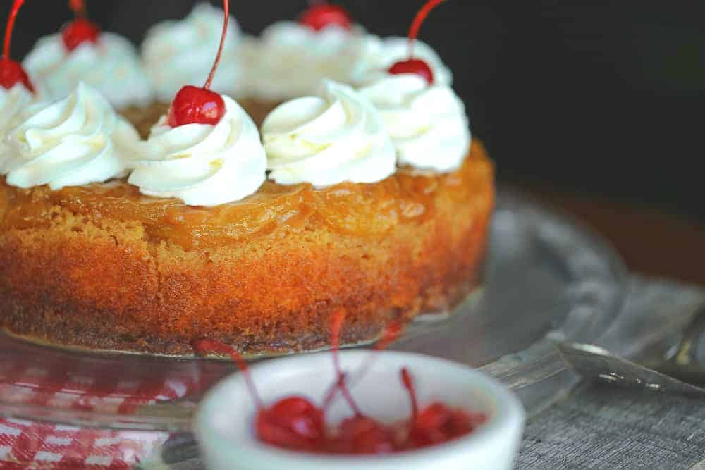 Fresh Pineapple Upside Down Cake recipe homemade