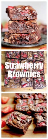 Strawberry Chocolate Brownies