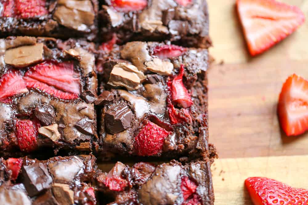 Strawberry Chocolate Brownies