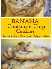 Banana Milk Chocolate Chip Cookies