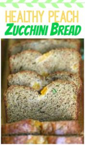 Healthy Peach Zucchini Bread