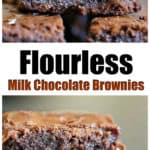 Rich Fudgy Flourless Brownies {GF}