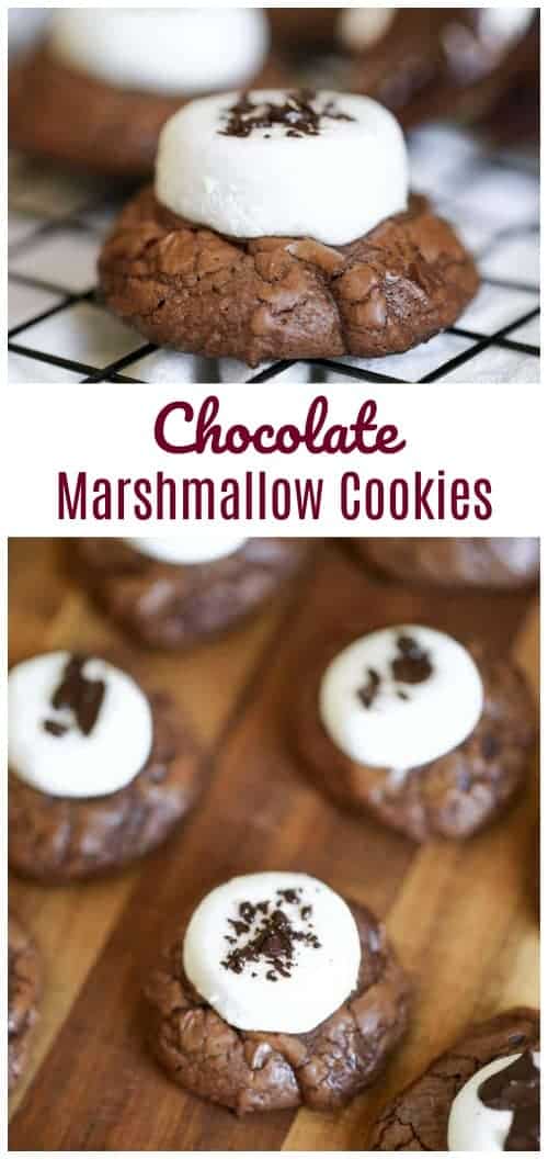 \'Hubba-Hubba\' Brownie Chocolate Chip Marshmallow Cookies!