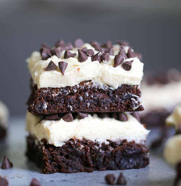 Cookie Dough Brownies @ The Baking ChocolaTess