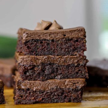Best Fudgy Cocoa Zucchini Brownies