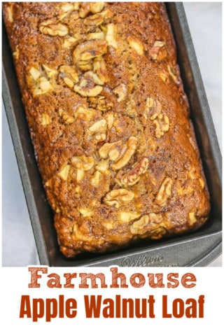 Farmhouse Apple Walnut Loaf
