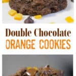 Fudgy Double Chocolate Orange Cookies