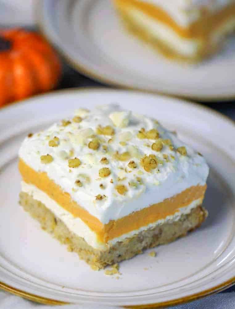 easy pumpkin lasagna dessert recipe layered