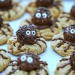 Spider Double Peanut Butter Truffle Cookies