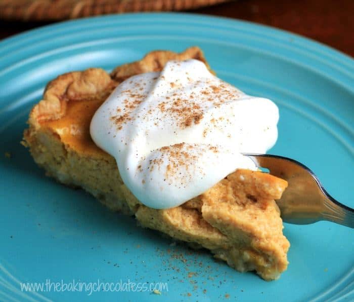 Amish Country Pumpkin Custard Pie