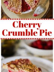 Cherry Crumble Pie