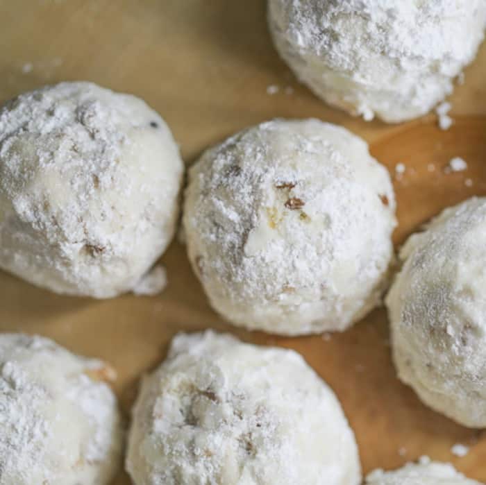 Butter Pecan Snowball Cookies