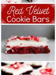 Red Velvet Cookie Bars