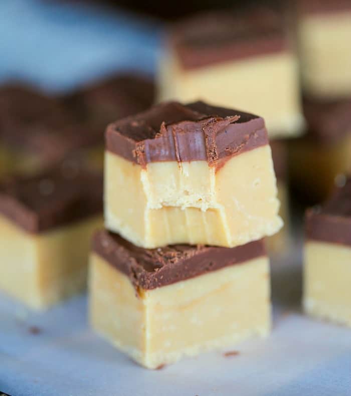 easy microwaveable fudge chocolate peanut butter buckeye recipe