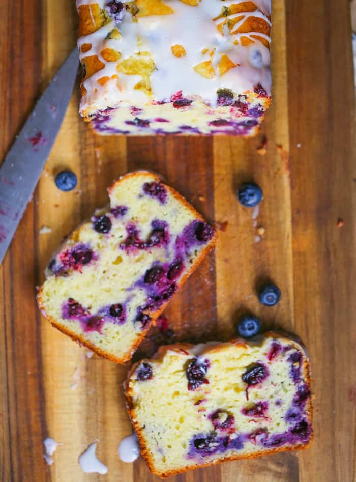 Lemon Blueberry Explosion Loaf