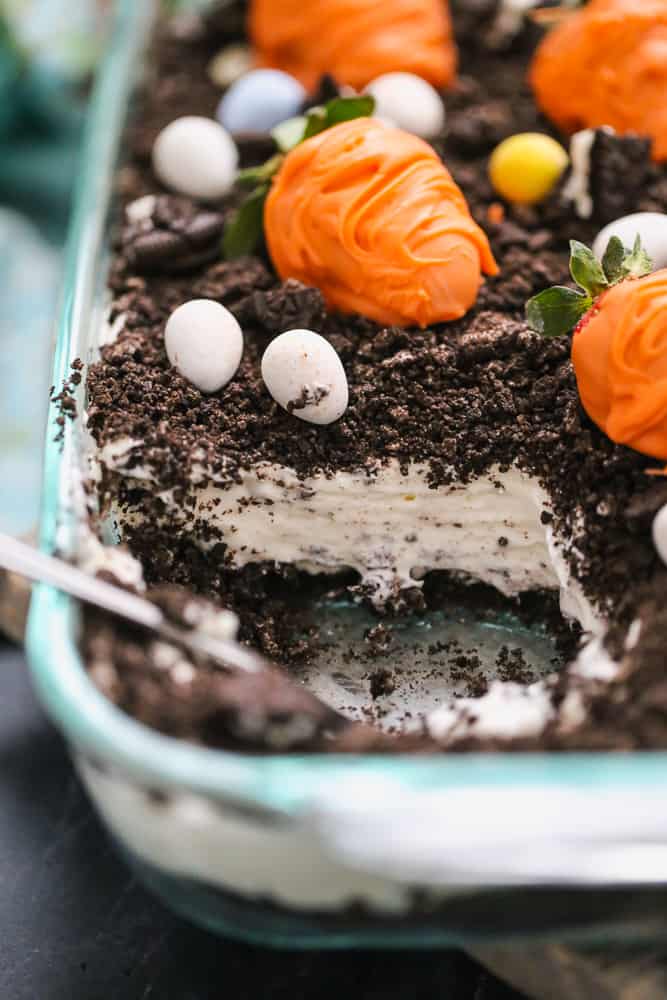 Oreo Dirt Pudding Cake