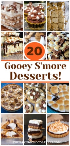 20 GOOEY S'MORE Desserts