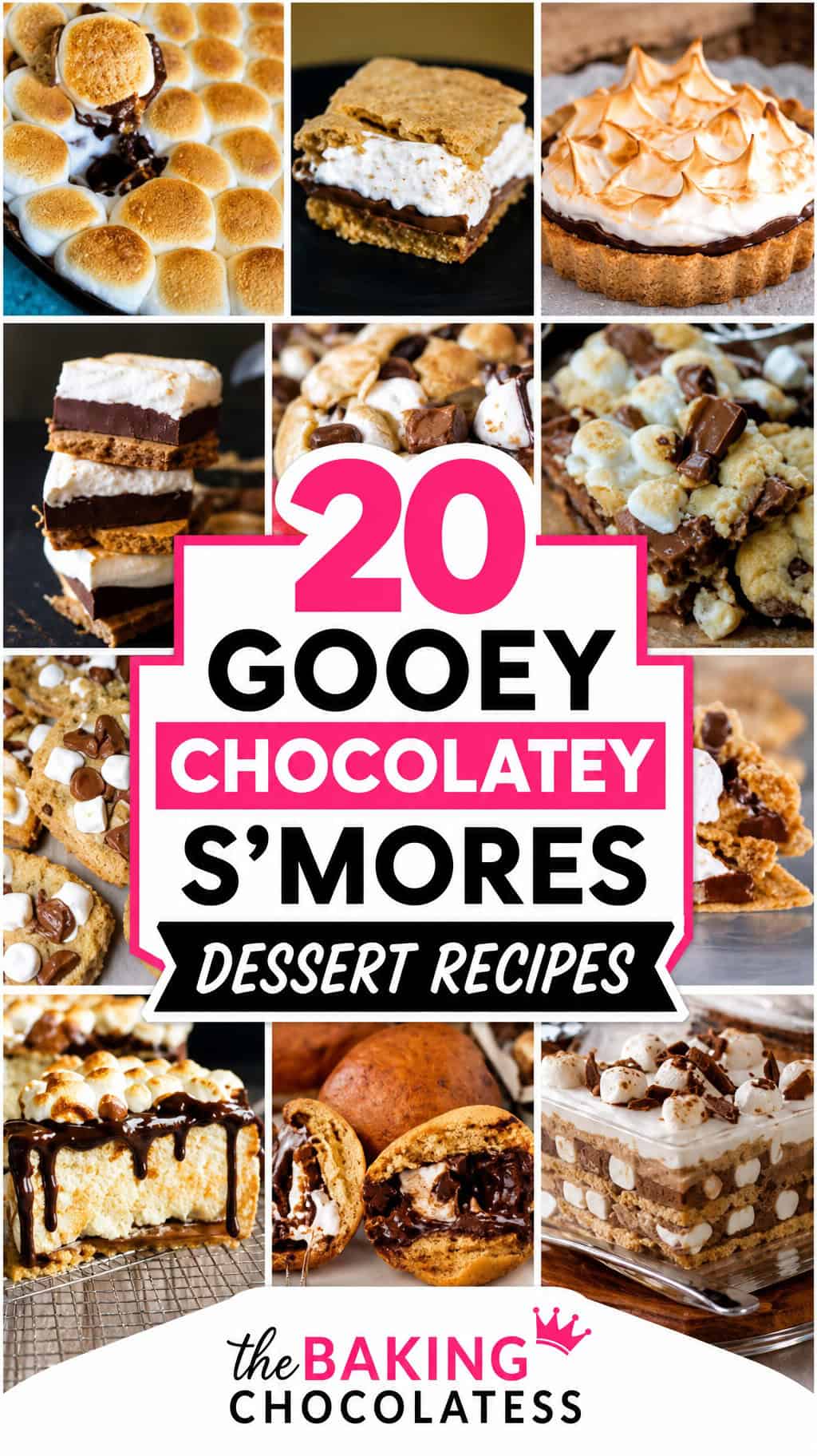 20 Gooey Chocolatey S'mores Dessert Recipes