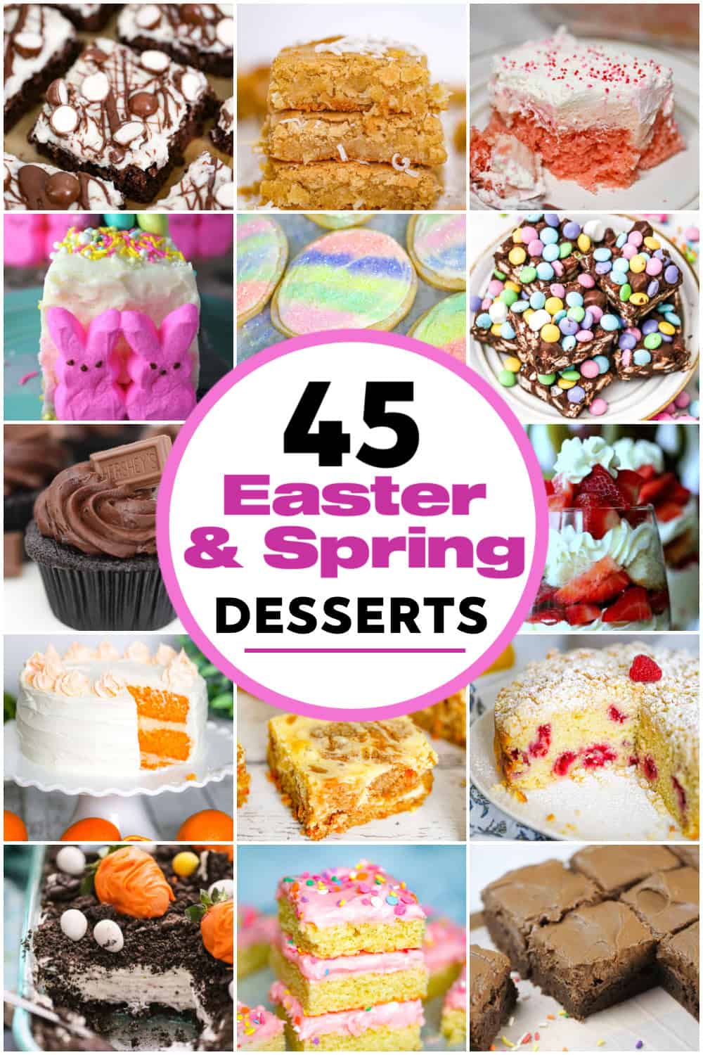 45 Awesome Easter & Spring Desserts