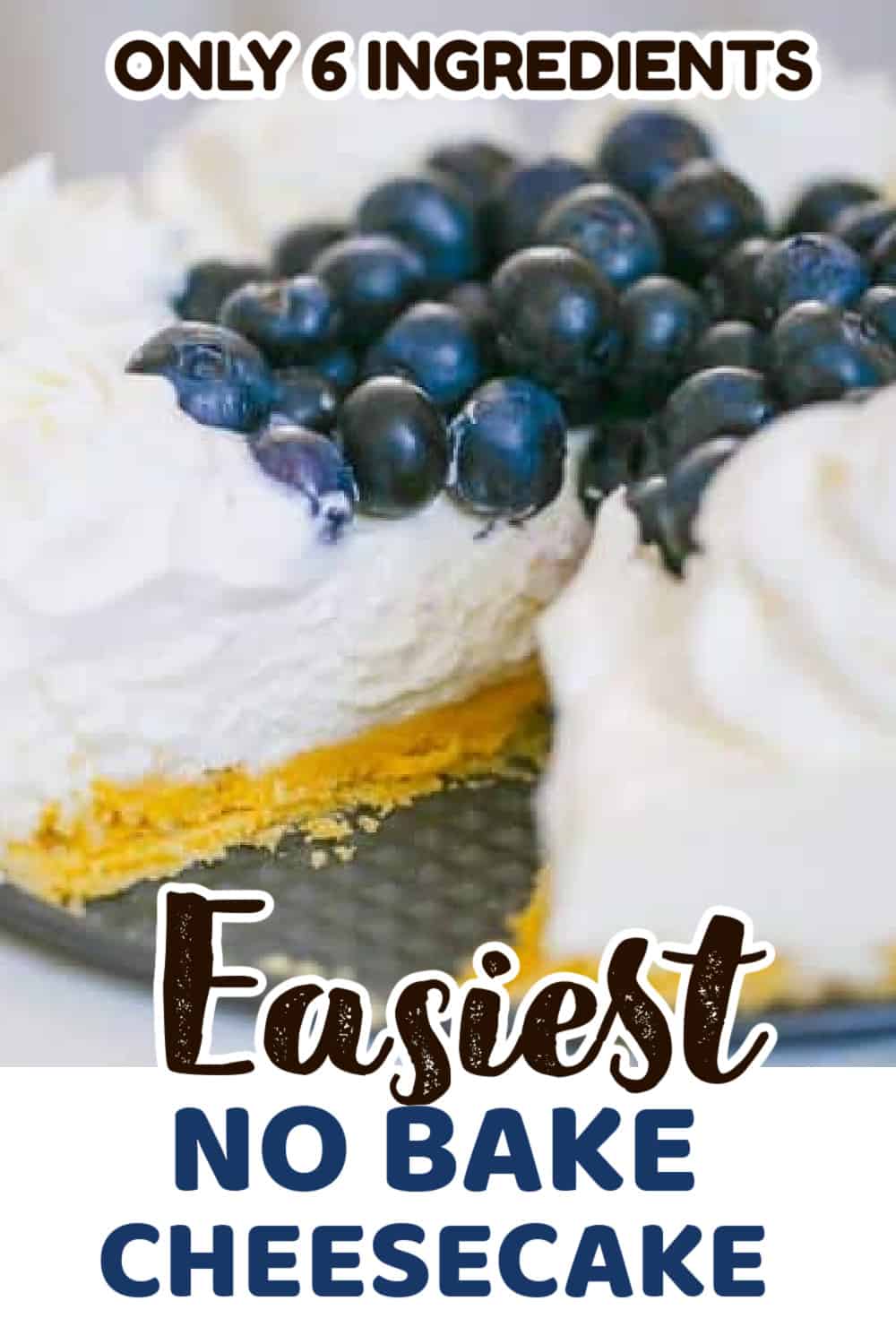 Easy No Bake Cheesecake recipe dessert