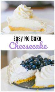 Easy No Bake Cheesecake