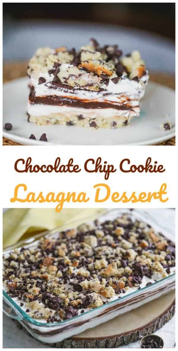 Chocolate Chip Cookie Lasagna Dessert (Gluten Free option!) - layered pudding dessert recipes