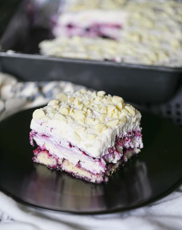 Blueberry Cream Cheesecake Lasagna The Baking Chocolatess
