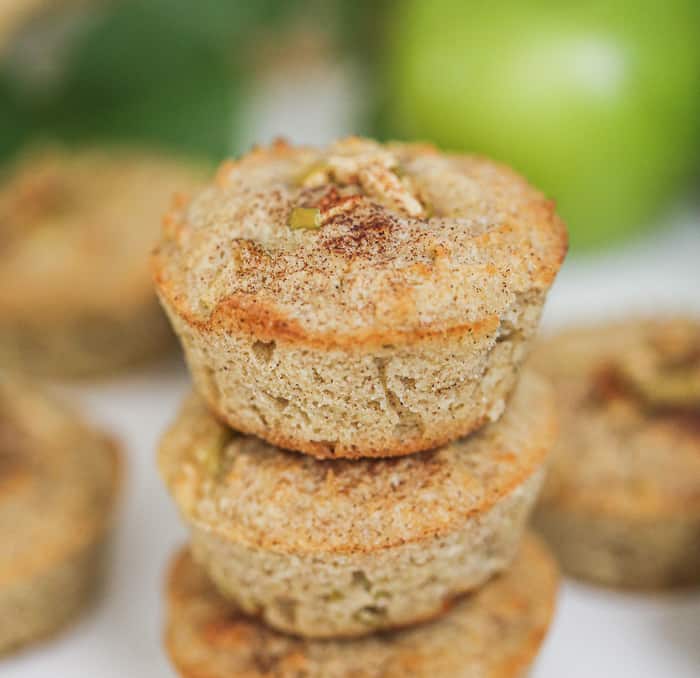 Keto Cinnamon Apple Muffins