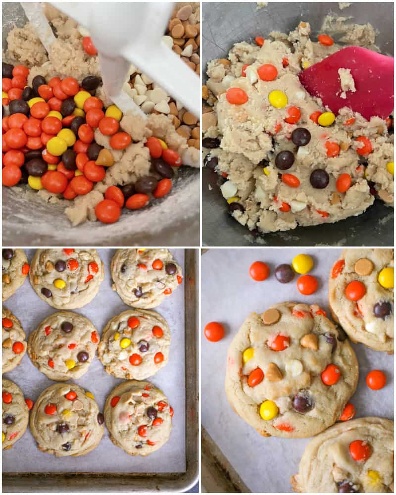 best easy peanut butter cookies with reese's pieces cookie recipe
